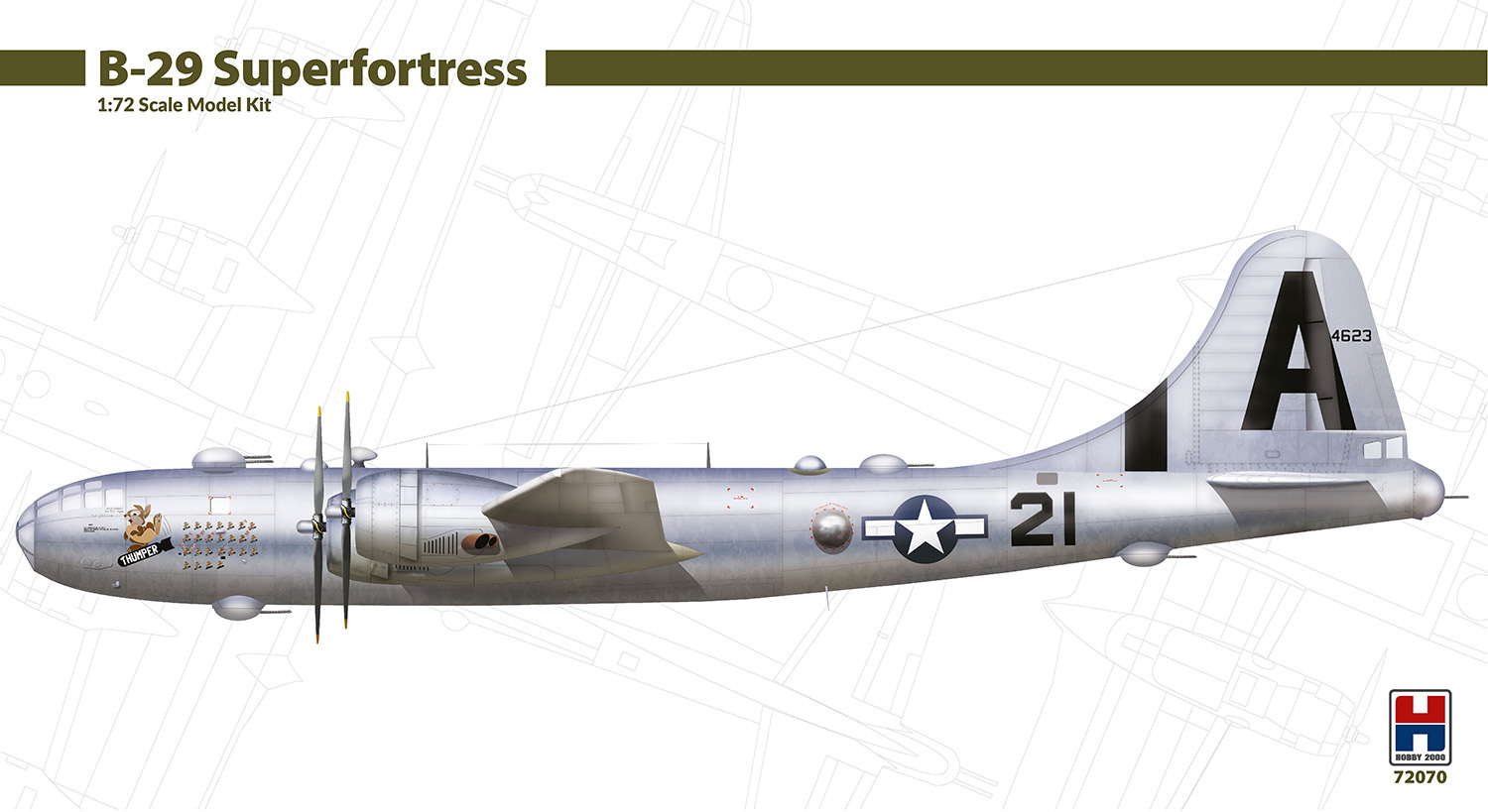 Model kit 1/72 Boeing B-29 Superfortress (Hobby 2000)