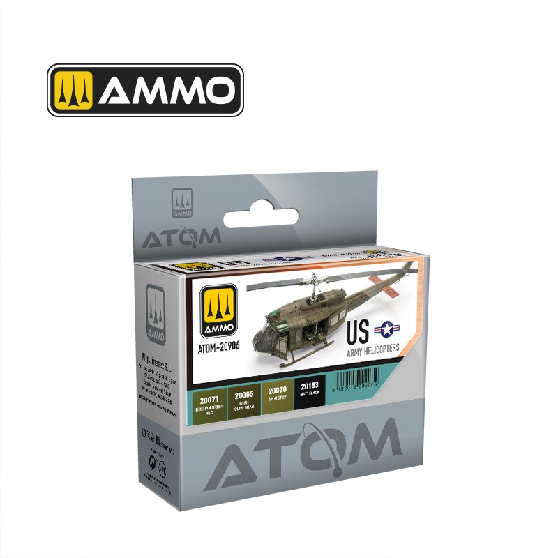 ATOM US Army Helicopters Set 20 ml x 4 (Ammo Mig)