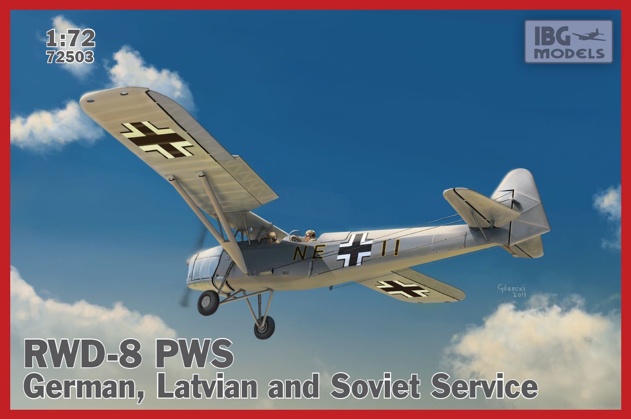 Model kit 1/72 RWD-8 PWS German, Latvian and Soviet service (IBG Models)