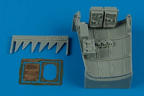 Additions (3D resin printing) 1/32 Messerschmitt Bf-109E radio equipment (designed to be used with Eduard kits)