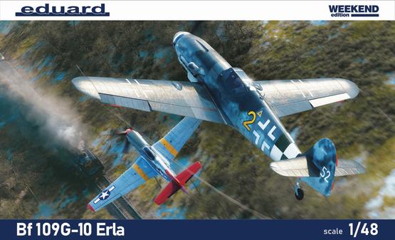 Model kit 1/48 Messerschmitt Bf-109G-10 ERLA Weekend edition (Eduard kits)
