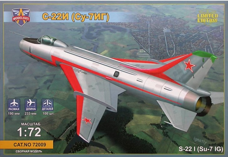 Model kit 1/72 Sukhoi Su-22I (Su-7IG) Su-7BM with variable geometry wings (Modelsvit) 