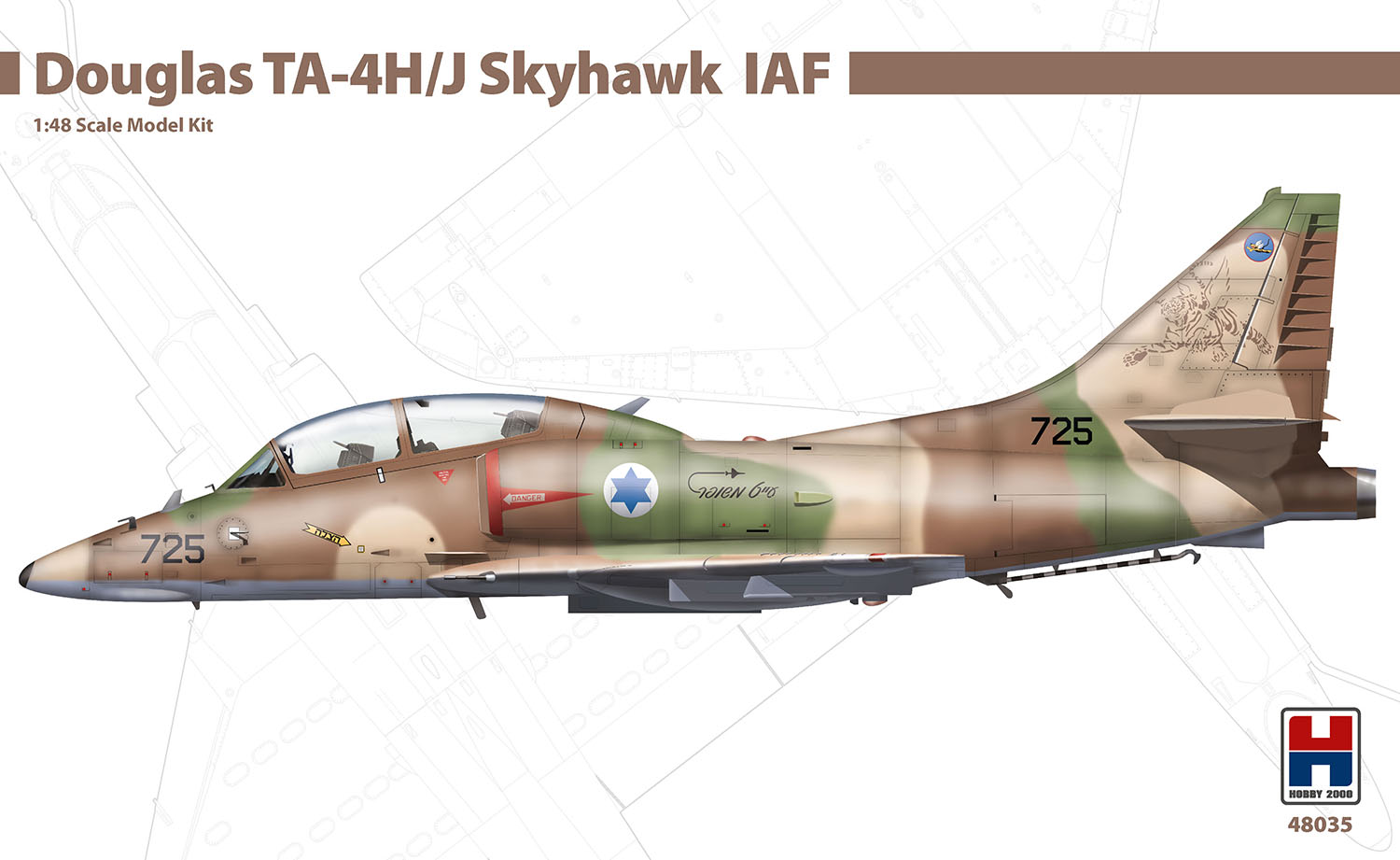 Model kit 1/48 Douglas TA-4H/TA-4J Skyhawk IAF (Hobby 2000)