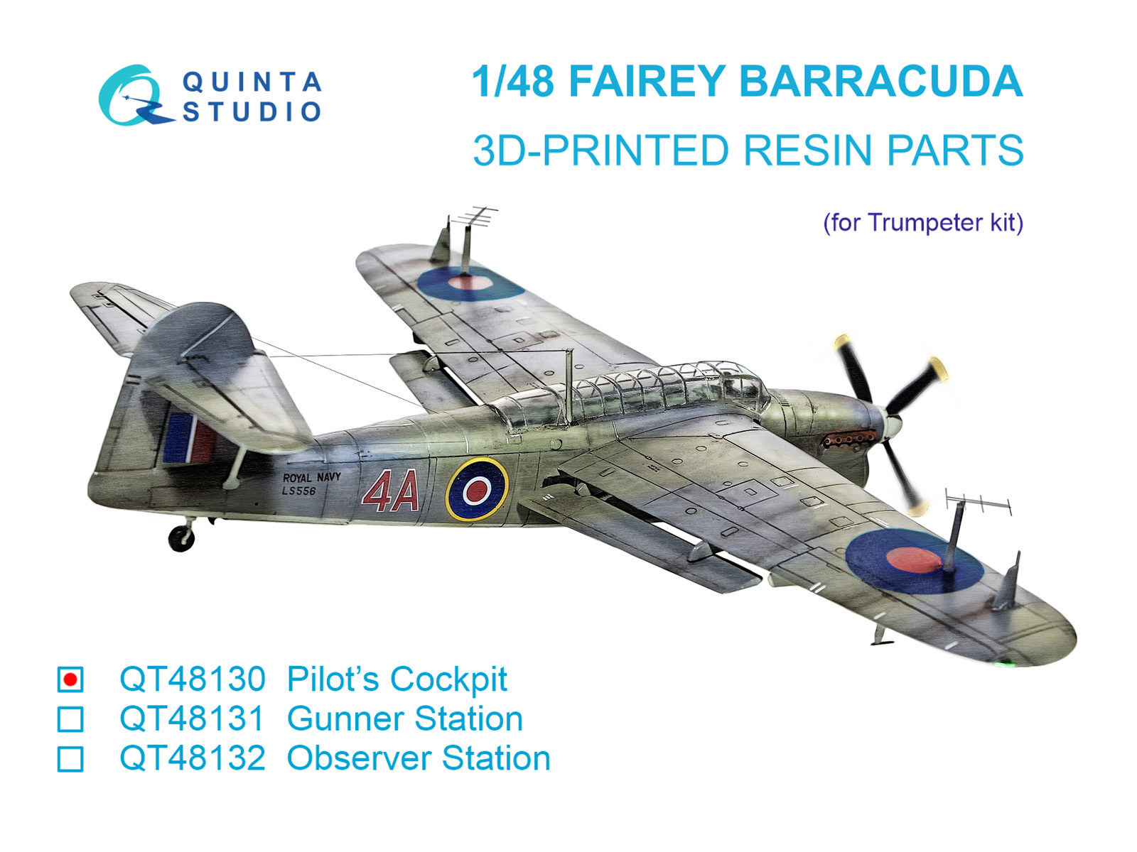 Fairey Barracuda Pilot's Cockpit (Trumpeter)