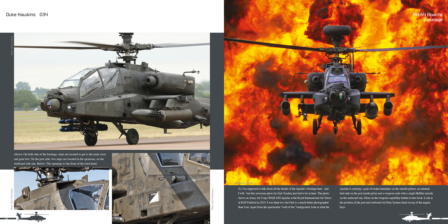 Aircraft books Duke Hawkins: Boeing AH-64 Apache (HMH-Publications)