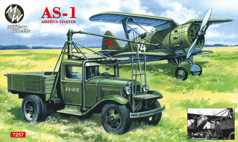 Model kit 1/72 AS-1 (airfield starter) (Military Wheels)