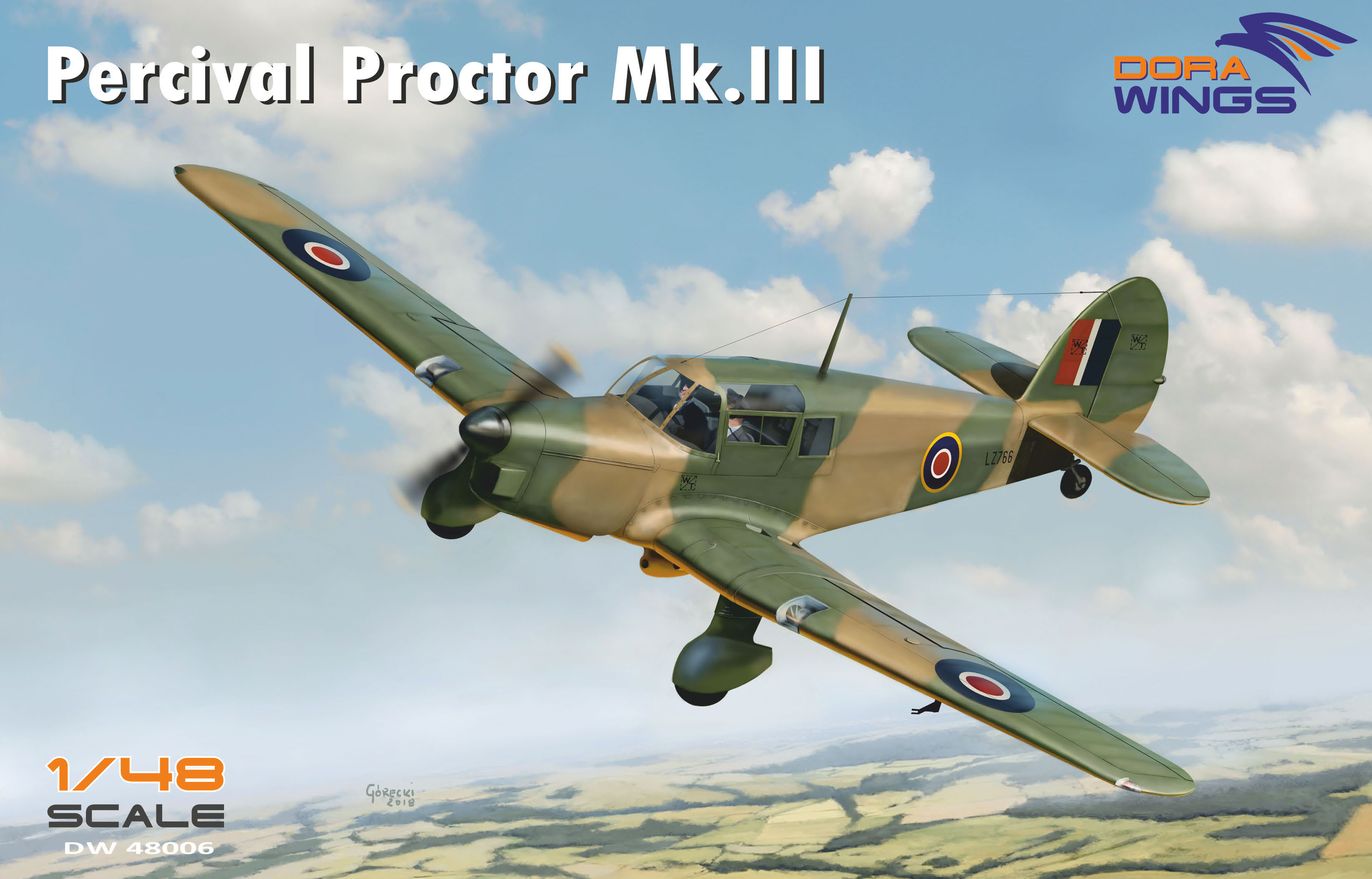 Model kit 1/48 Percival Proctor Mk.III (Dora Wings)