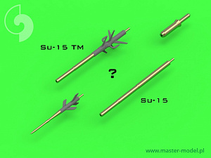 Aircraft guns (brass) 1/48 Sukhoi Su-15_Flagon - Pitot Tubes (optional parts for all versions)