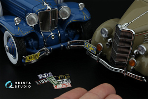 Southeastern U.S. License Plates 1910-1940 (All kits) (with metal base)