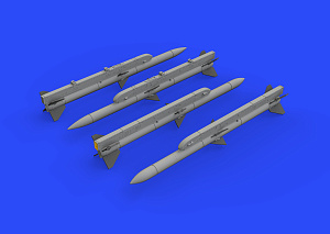 Additions (3D resin printing) 1/72 AIM-120A/B AMRAAM