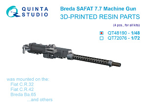 Breda SAFAT 7.7, WWII Italian Machine Gun, 4 pcs (for all kits)