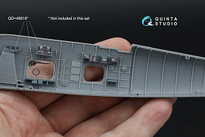 Fairey Barracuda Gunner Station 3D-Printed & coloured Interior on decal paper (Trumpeter) (with 3D-printed resin parts)