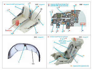 KA-6D Tanker Intruder 3D-Printed & coloured Interior on decal paper (Fujimi)