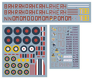 Decal 1/72 Douglas Boston Mk.II/Mk.III/M.IV in RAF service over Europe (DK Decals)