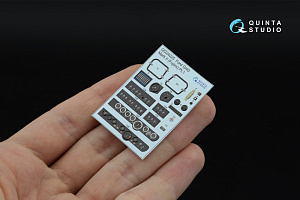 Ford GT40 Mark II 3D-Printed & coloured Interior on decal paper (Fujimi) (with 3D-printed resin parts)