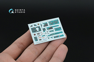 MiG-21SMT Fishbed-K 3D-Printed & coloured Interior on decal paper (Eduard) (with 3D-printed resin parts)