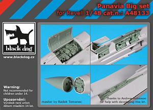 Additions (3D resin printing) 1/48 Panavia Tornado BIG set (designed to be used with Eduard kits and Revell kits)