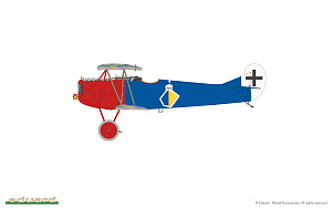 Model kit 1/48 Fokker D.VIIF (The Weekend edition kit) (Eduard kits)