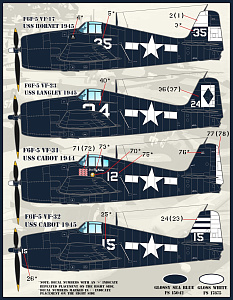 Decal 1/48 Grumman Hellcat (Furball Aero-Design)