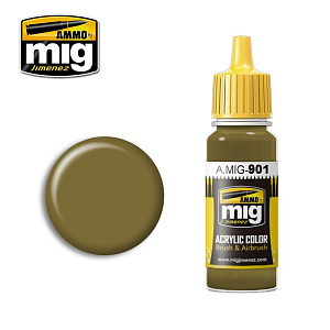 Acrylic paint DUNKELGELB DARK BASE (Ammo Mig) (17ml) 