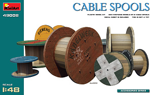 Diorama bases 1/48Cable Spools (8 pcs.) (MiniArt) 
