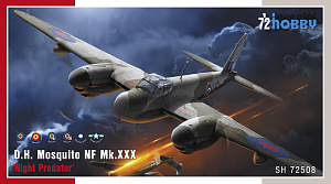 Model kit 1/72 D.H. Mosquito NF Mk.XXX 'Night Predator' (Special Hobby) (damage box)