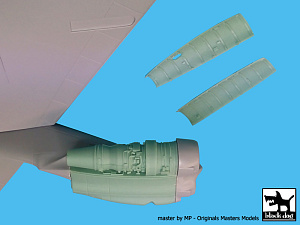 Additions (3D resin printing) 1/72 Boeing B-52G Stratofortress engines (designed to be used with Italeri kits) 