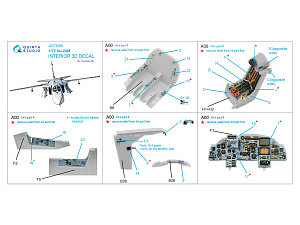 Su-24M 3D-Printed & coloured Interior on decal paper (Trumpeter)