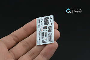 MiG-21PF 3D-Printed & coloured Interior on decal paper (Eduard) (with 3D-printed resin parts)