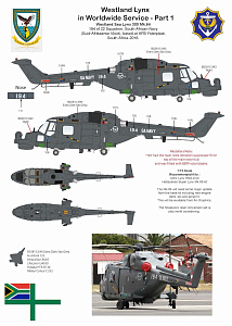 Decal 1/72 Westland Lynx in Worldwide Service Part 1 (AGM)