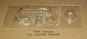 Vacu Canopy 1/72 TBF/TBM Avenger (HAS) (Rob Taurus)