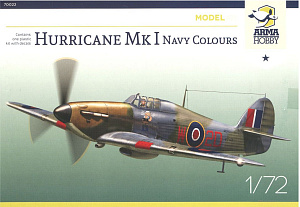 Model kit 1/72 Hawker Hurricane Mk.I Royal Navy (Arma Hobby) (damage box)