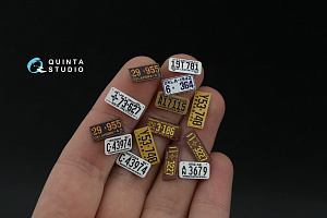 Southwestern U.S. License Plates 1940-1950 (All kits) (with metal base)