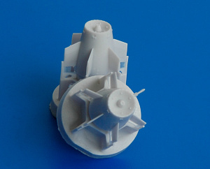 Additions (3D resin printing) 1/72 Afterburner of the RD-7M engine of the Tu-22K airplane (Amigo Models)