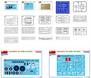 Model kit 1/48 Thunderbolt Mk.II. Royal A.F. (ADVANCED KIT) (MiniArt)