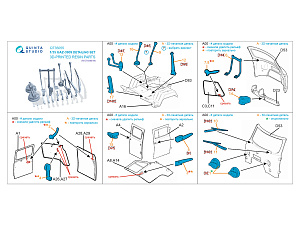 UAZ-3909 Detailing set (Zvezda)