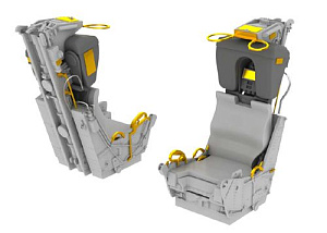 Additions (3D resin printing) 1/48 McDonnell F-4B Phantom II ejection seats late (designed to be used with Academy kits) 