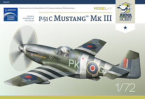 Model kit 1/72 P-51C Mustang Mk.III (Arma Hobby) (damaged package)