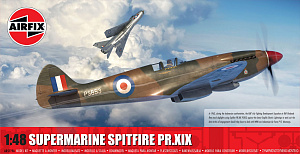 Model kit 1/48 Supermarine Spitfire PR.XIX (Airfix) (damage box)