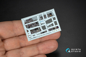 RF-4C Phantom II (late without DMAS) 3D-Printed & coloured Interior on decal paper (Hasegawa) (with 3D-printed resin parts)