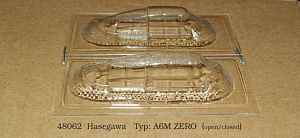 Vacu Canopy 1/48 A6M ZERO open-closed (HAS) (Rob Taurus)