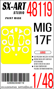 Paint Mask 1/48 Mig-17F (Ammo)