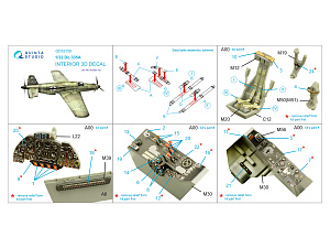 Do 335A 3D-Printed & coloured Interior on decal paper (HK models)