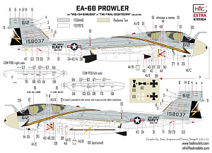 Decal 1/72 EA-6B Prowler 'Final Countdown Movie'  (HAD)