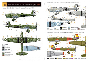 Model kit 1/48 Caudron C.600 Aiglon Spanish C.W. (resin kit) (SBS Model)