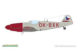 Model kit 1/48 Avia S-199 bubble canopy HYBRID edition kit (Eduard kits)
