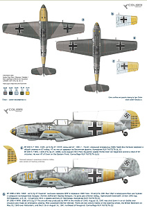 Decal 1/48 Bf-109 E III/JG 27 (Operation Barbarossa) (Colibri Decals)