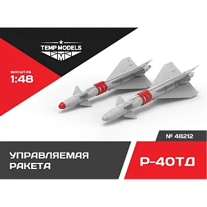 Additions (3D resin printing) 1/48 HIGHLY DETAILED MISSILE R-40 TD (Temp Models)