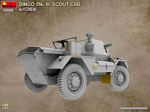 Model kit 1/35 DINGO Mk.III SCOUT CAR with CREW figures (MiniArt)