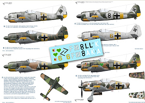 Decal 1/72 Fw-190 A4/А5 Jg 54-Jg 26 (Colibri Decals)